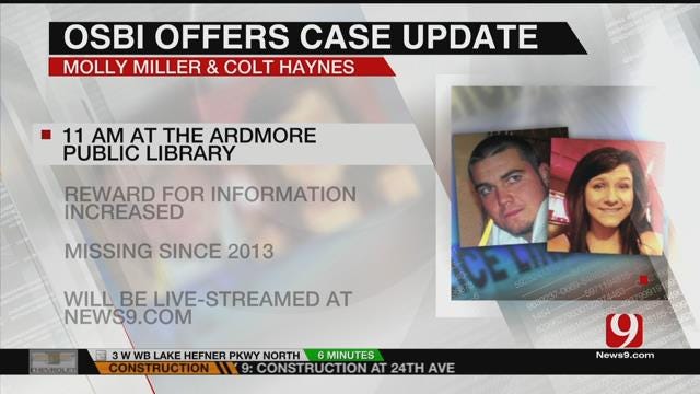 OSBI To Release New Details In Disappearances Of Molly Miller, Colt Haynes