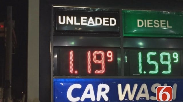News On 6 Photojournalist Gary Kruse Shows Tulsa Area Gas Prices Continue To Drop