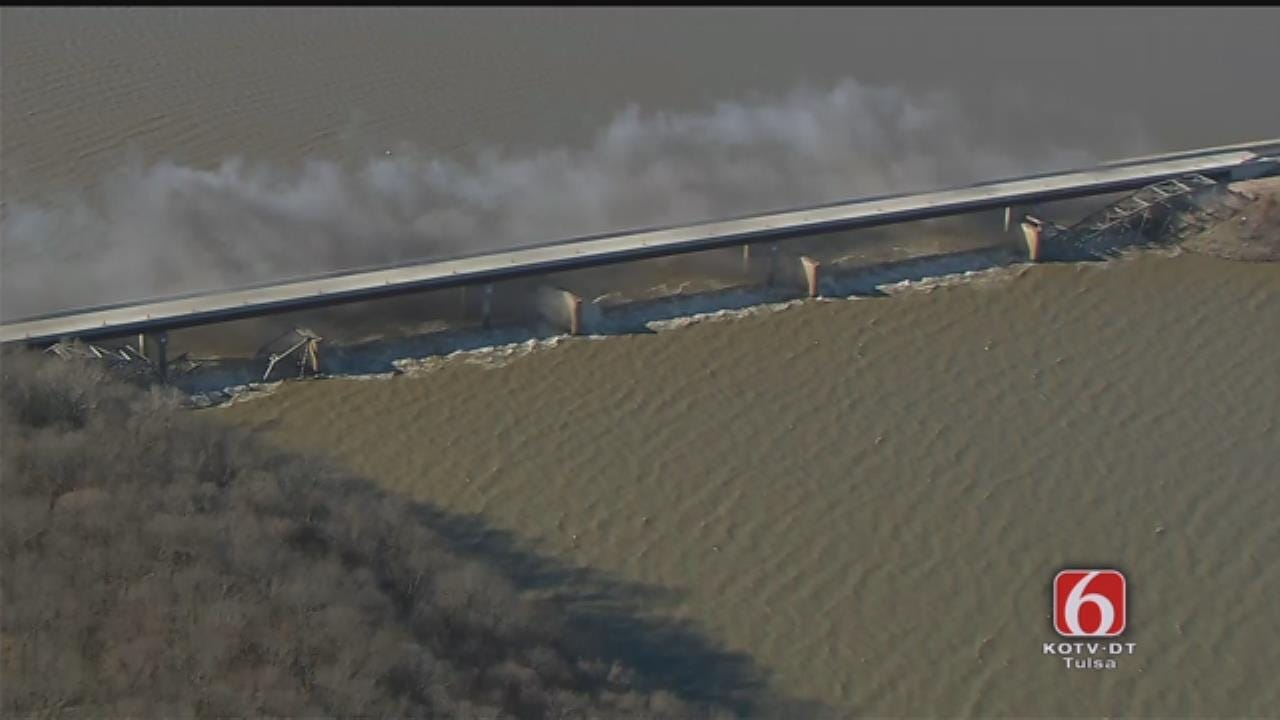 Osage SkyNews 6 HD: Wagoner County Bridge Implosion