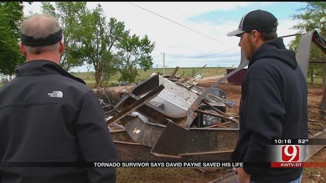 Tornado Survivor Says News 9 Chief Meteorologist David Payne Saved His Life