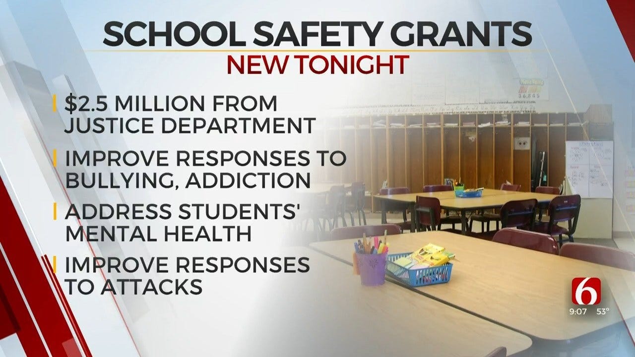 U.S. Department Of Justice Funds Safety For Oklahoma Schools