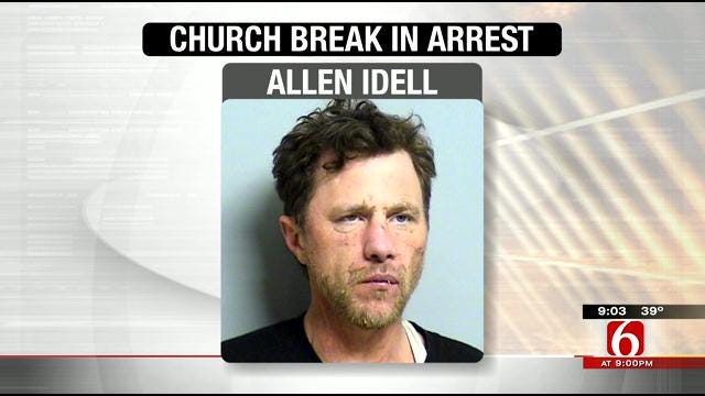 OKC Man Arrested After Falling Through Ceiling Of Tulsa Church