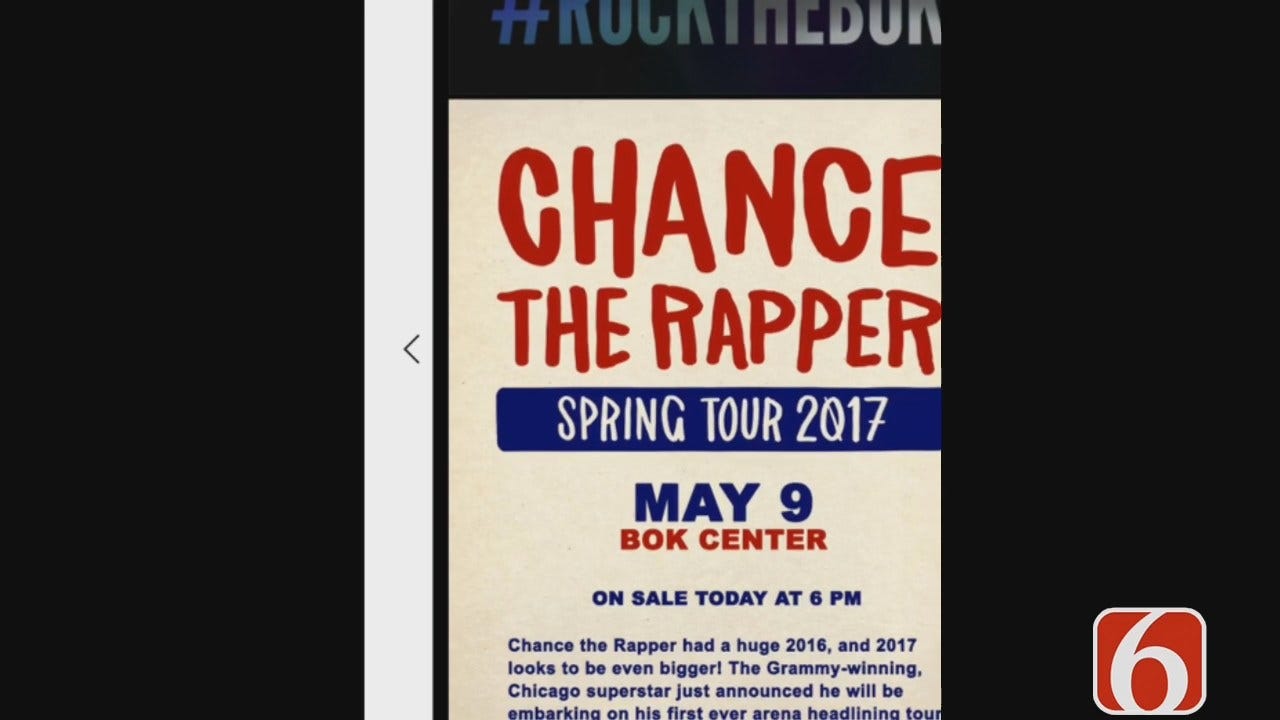 Dave Davis: Chance The Rapper Coming To Tulsa May 9
