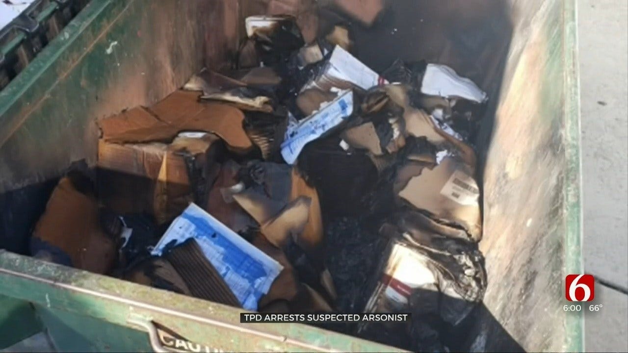 TPD Arrests Suspected Arsonist Downtown After Worker Discovers Dumpster On Fire