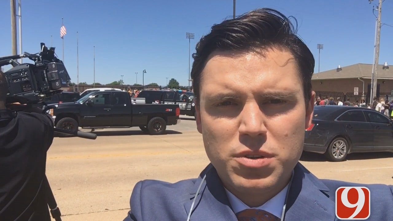 WEB EXTRA: Reporter Grant Hermes Updates On Moore HS Evacuation