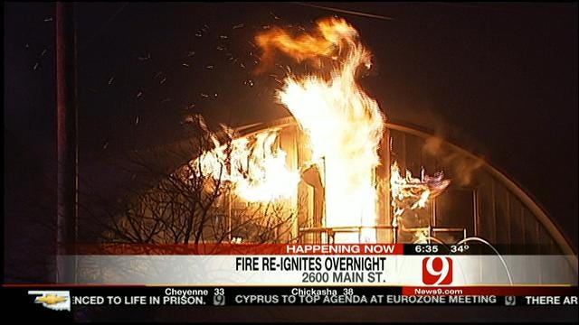 Fire Destroys Unusual Home Near Downtown OKC