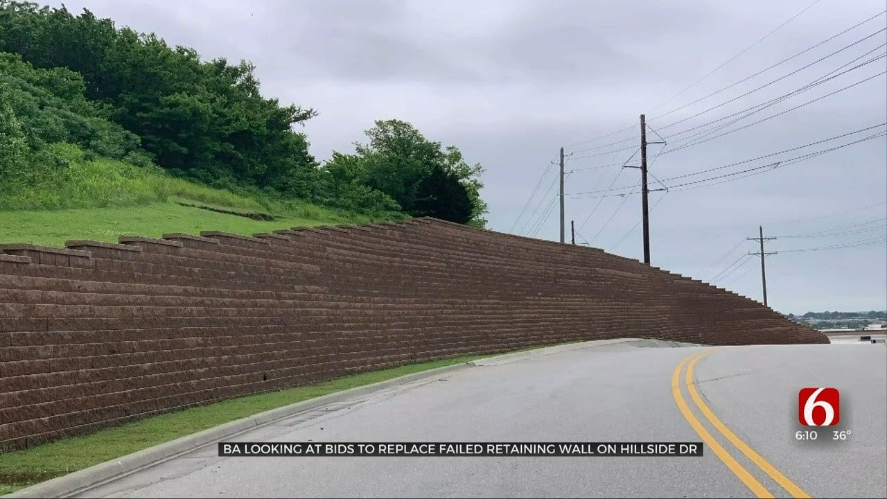 Pricey Repair: Bids To Fix Broken Arrow's Hillside Drive Top $2 Million