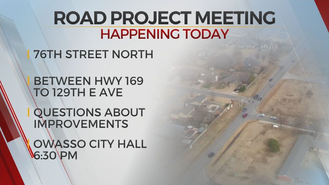 City Of Owasso To Hold Meeting Concerning Road Project