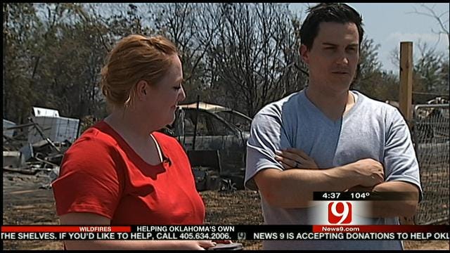 Luther Family Loses Their Home To Wildfire