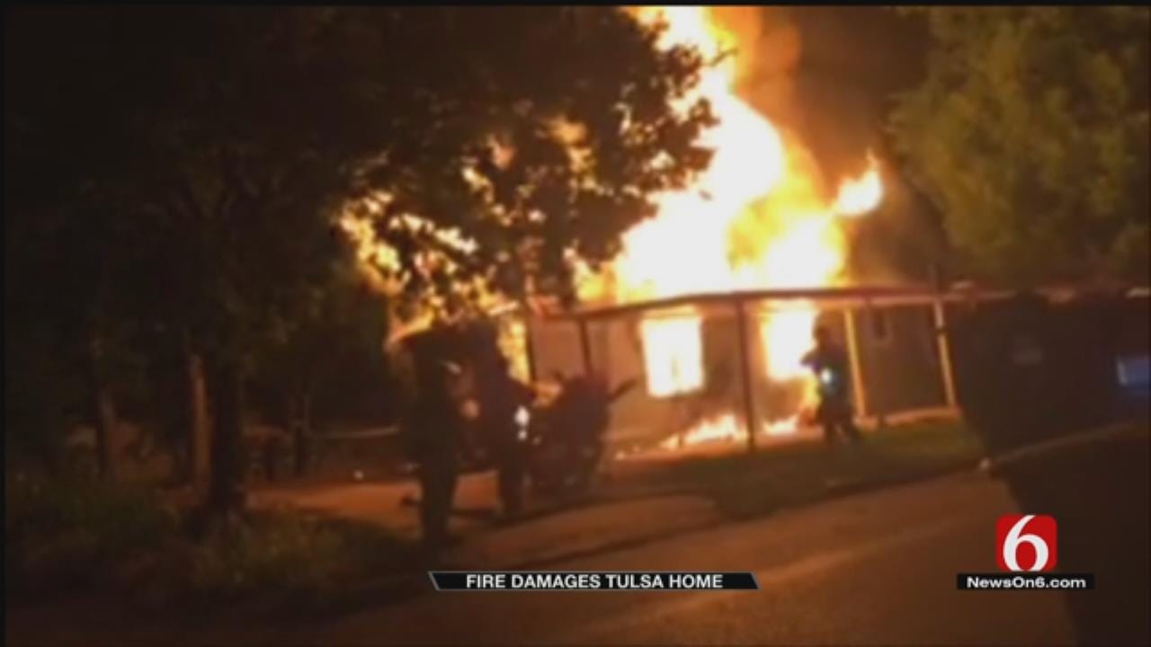 Fire Destroys Abandoned Tulsa Home