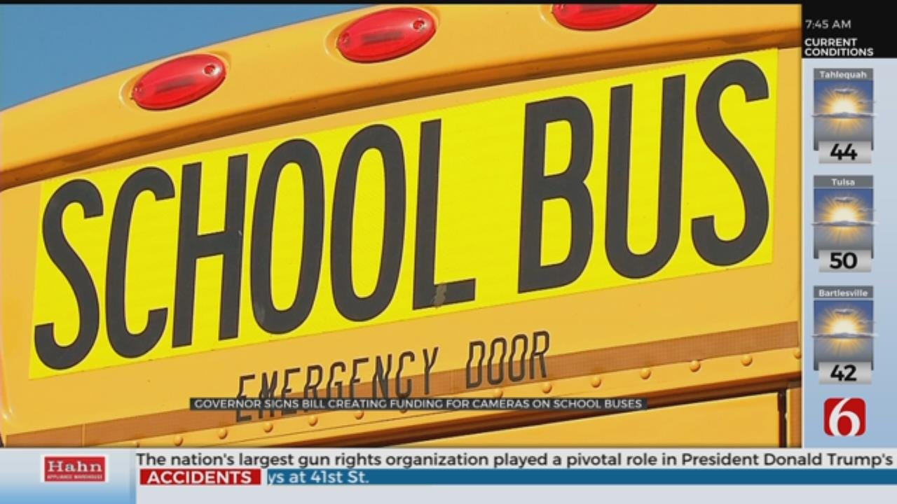 Governor Signs Bill Funding Cameras For School Buses