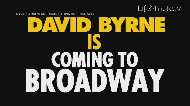 David Byrne Brings His American Utopia Tour to Broadway