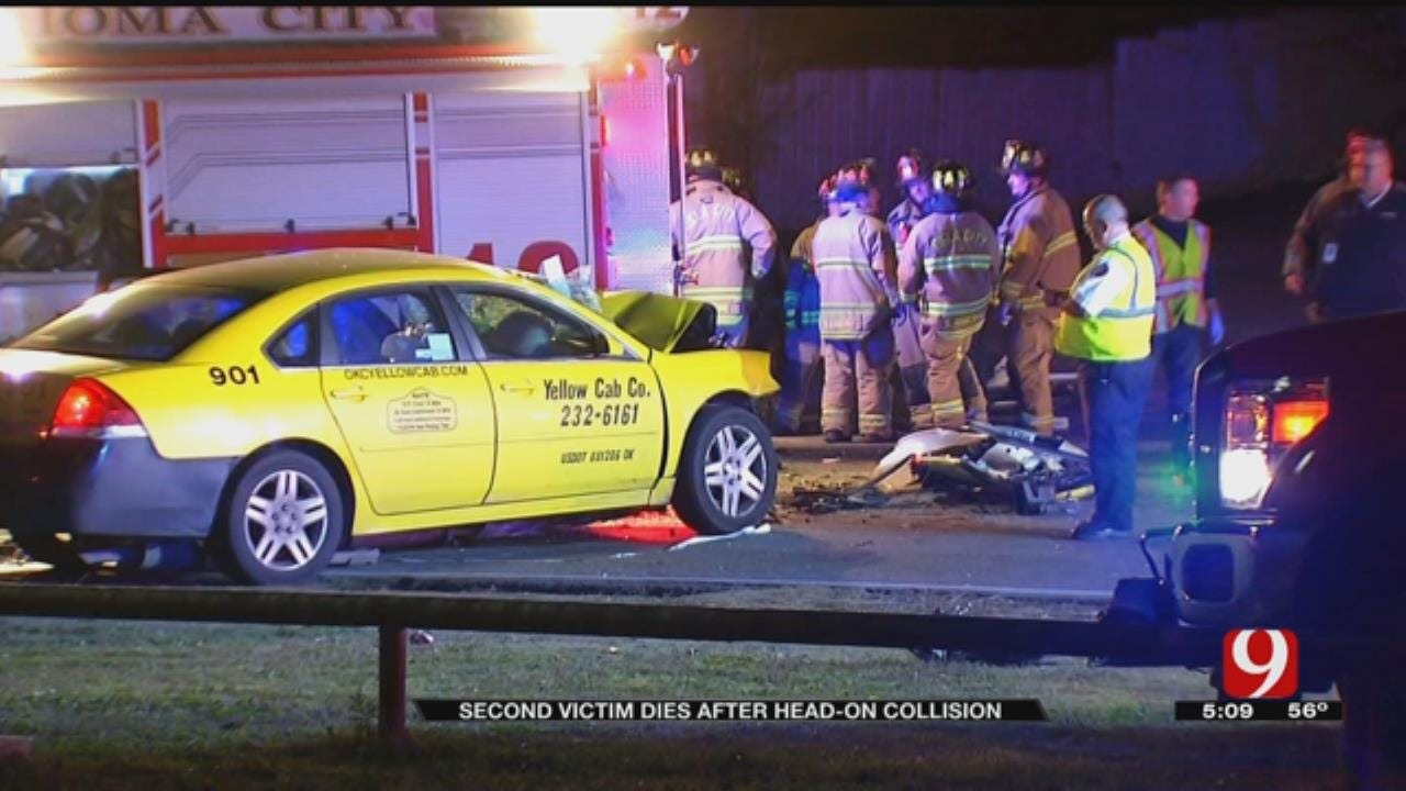 Second Victim Dies After Head-On Collision Involving Taxi In NE OKC