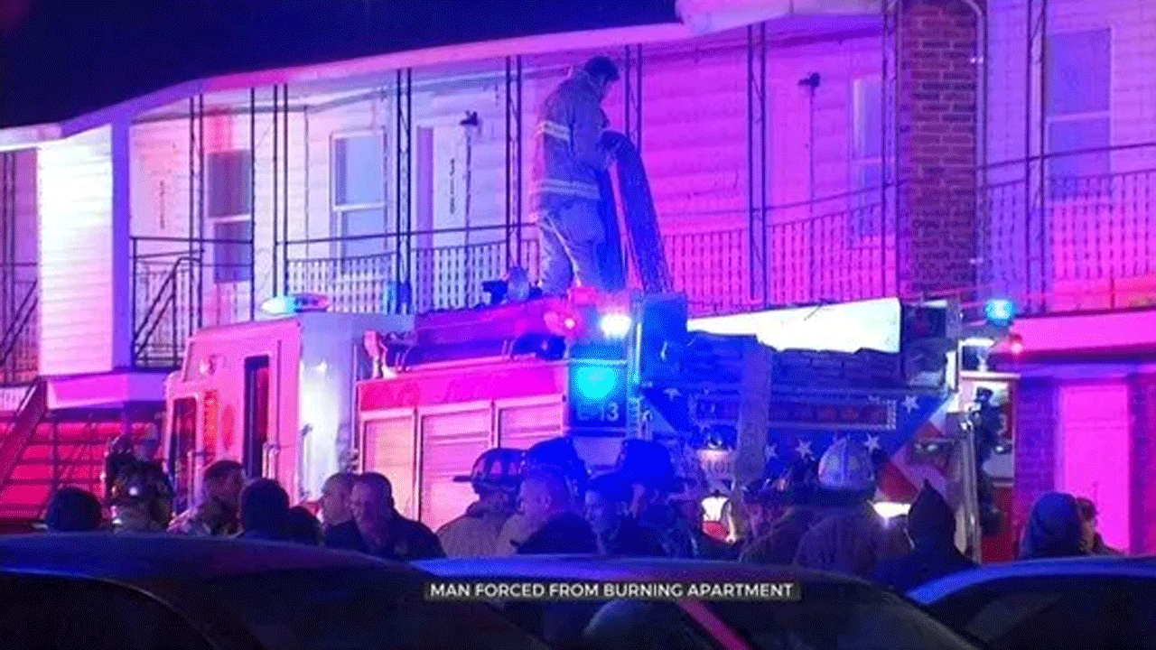 Authorities Force Man Out Of SW OKC Overnight Fire