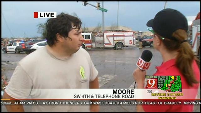 Moore Resident Helps To Save People Trapped Inside 7-11