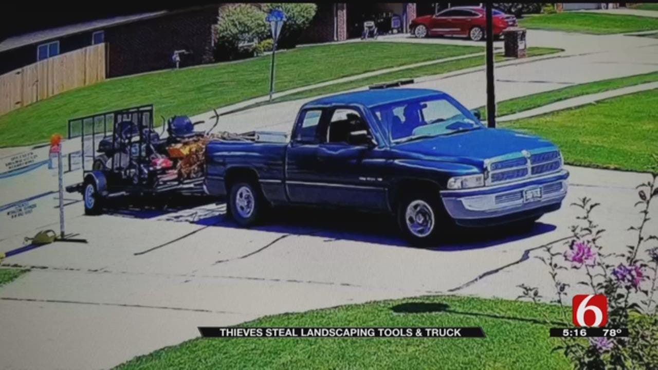 Truck, Lawn Equipment Lost To Thieves, Says Green Country Man