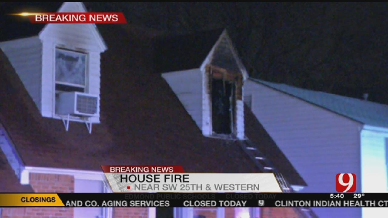 Two Adults, Five Children Escape Early Morning OKC House Fire