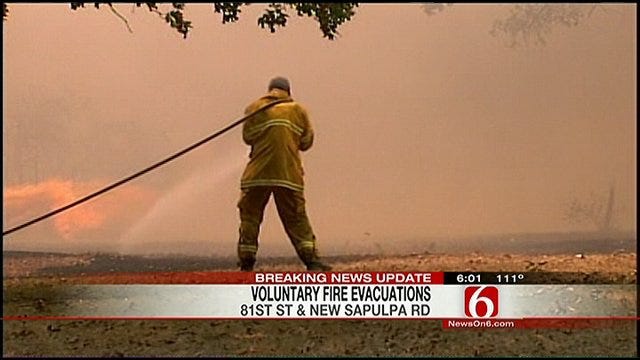 Sapulpa Grass Fire Contained After Evacuations