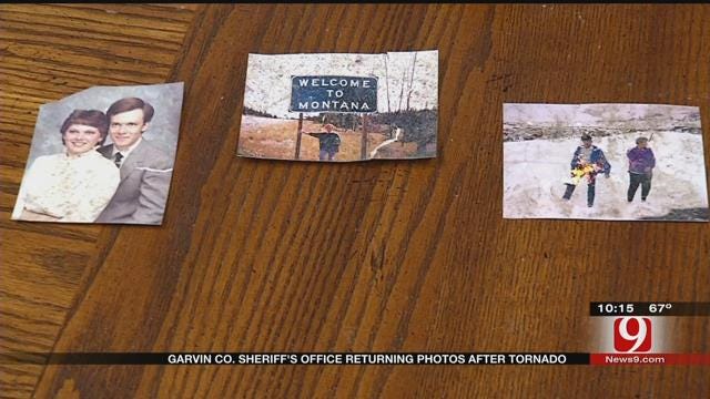 Garvin Co. Sheriff's Office Returning Photos Found After May Tornado Near Katie