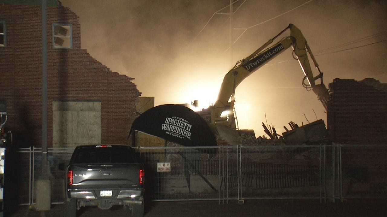 WATCH: Old Spaghetti Warehouse Demolished