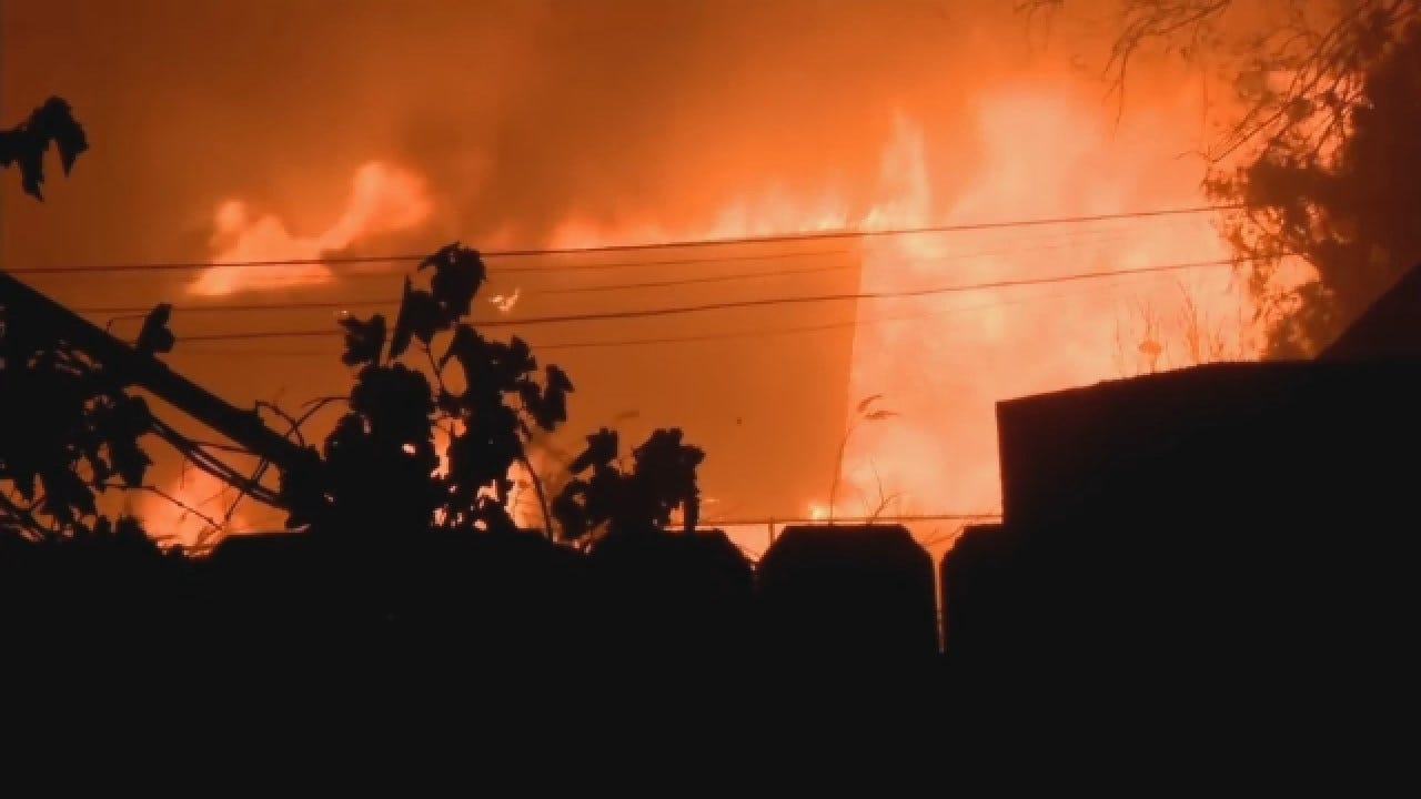Wildfire Destroys Entire Town As Massive Blazes Tear Through California