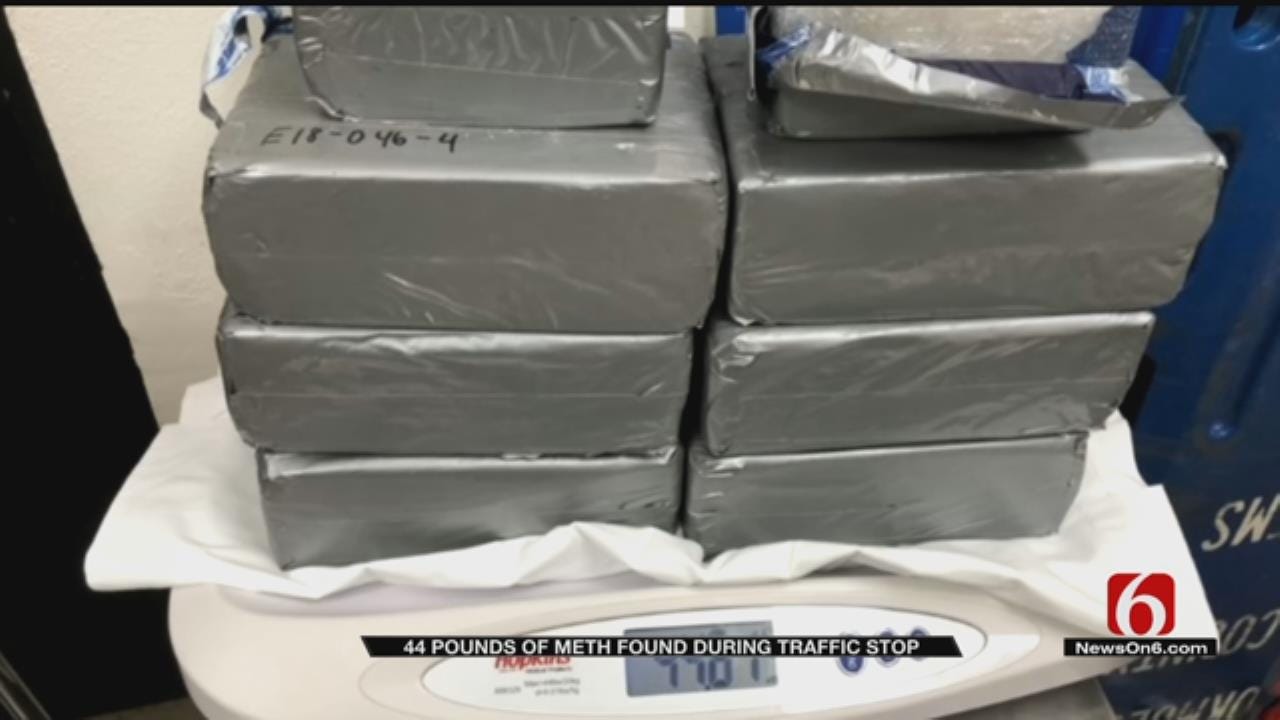 Henryetta Police Find 44 Pounds Of Meth During Traffic Stop