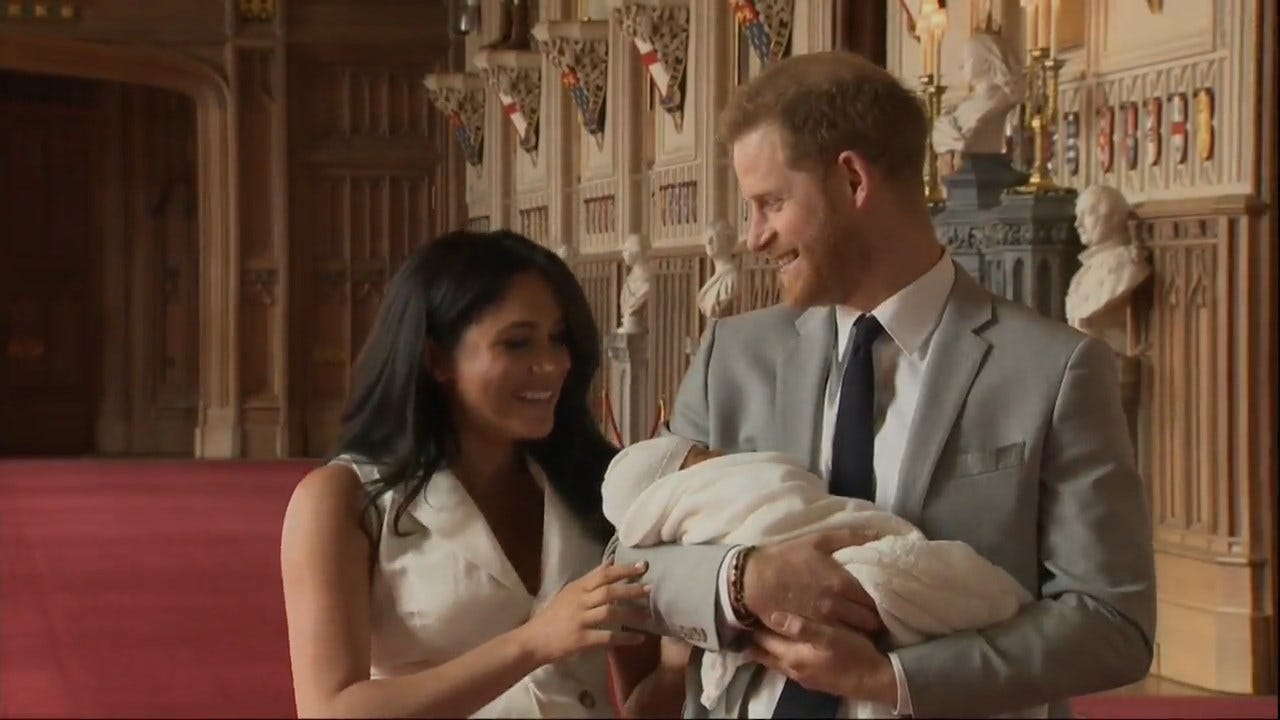 Royal Baby Introduced To The World By Meghan, Prince Harry