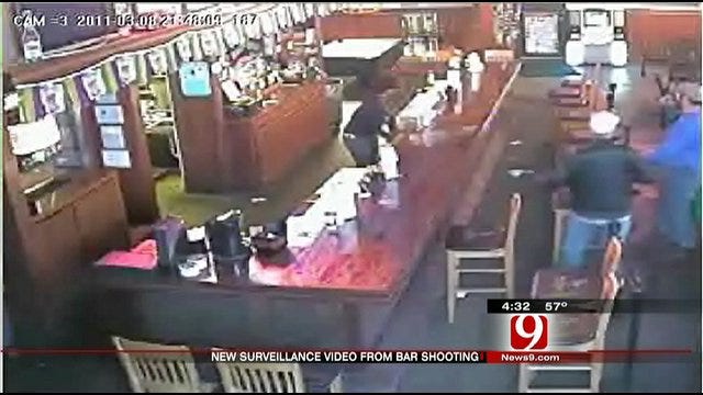 Surveillance Camera Captures Video Of Shooting At OKC Bar