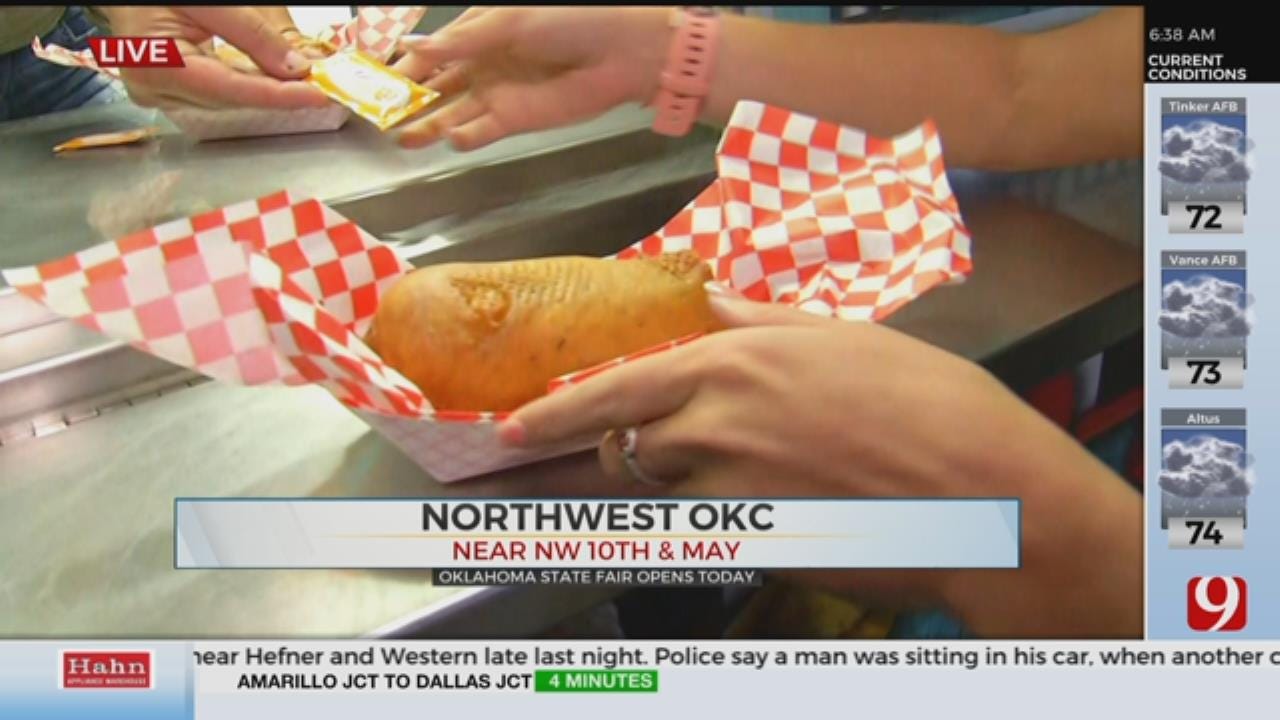 WATCH: Taste Testing A Deep Fried Pickle Dog At The State Fair