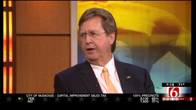 Tulsa Mayor Dewey Bartlett Reacts To Elections, City Budget For Next Fiscal Year