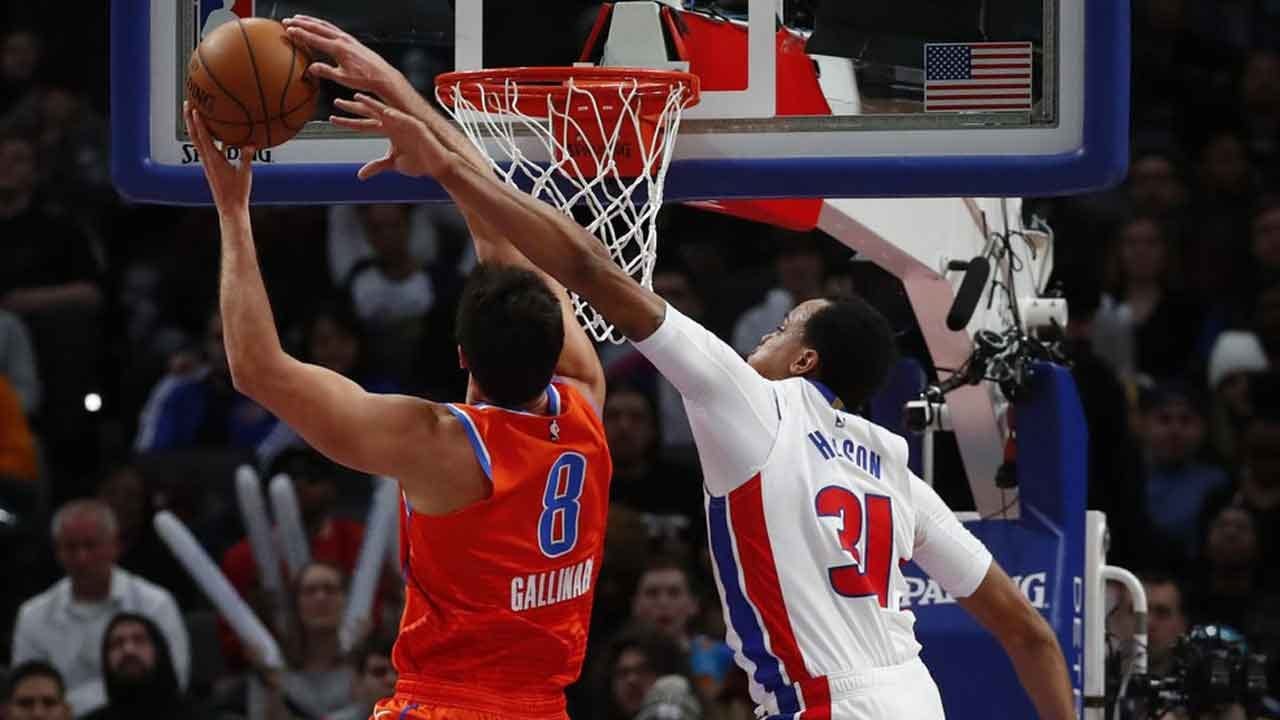 Thunder Blow Lead, But Outlast Pistons 114-107