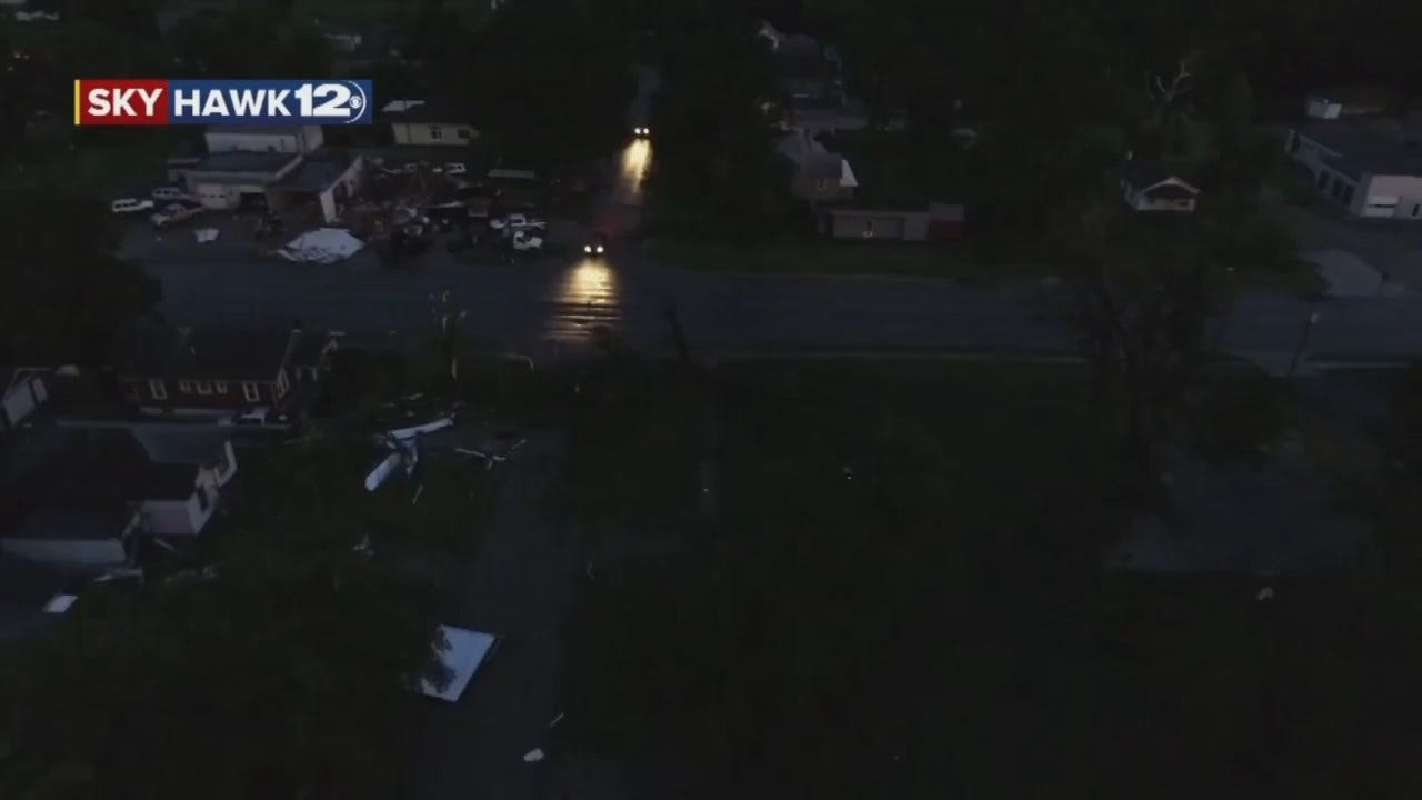 WEB EXTRA: Storm Tracker Darren Stephens Video Of Eureka Tornado Damage
