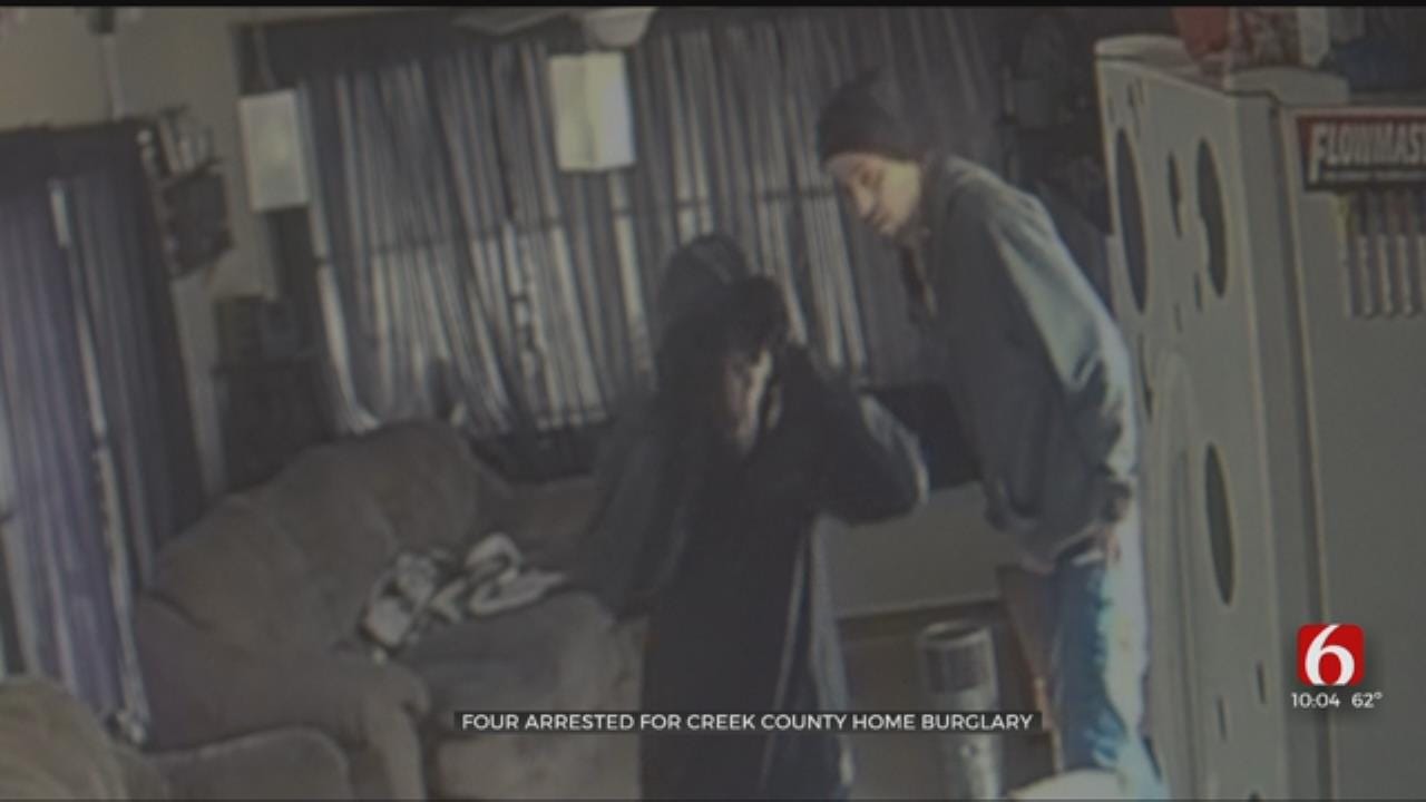 4 Arrested In Kellyville Home Burglary Thanks To Surveillance Video
