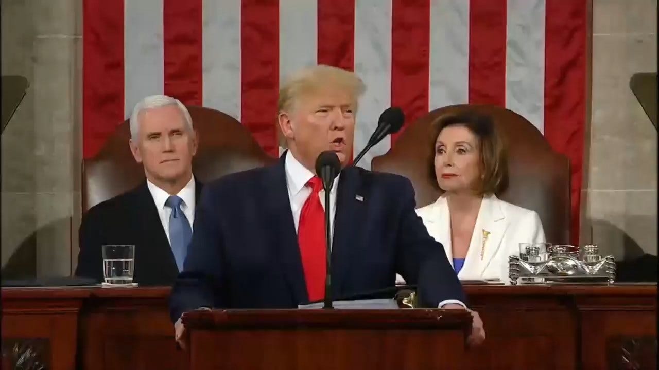 Trump Uses State Of The Union To Campaign; Pelosi Rips Up Speech