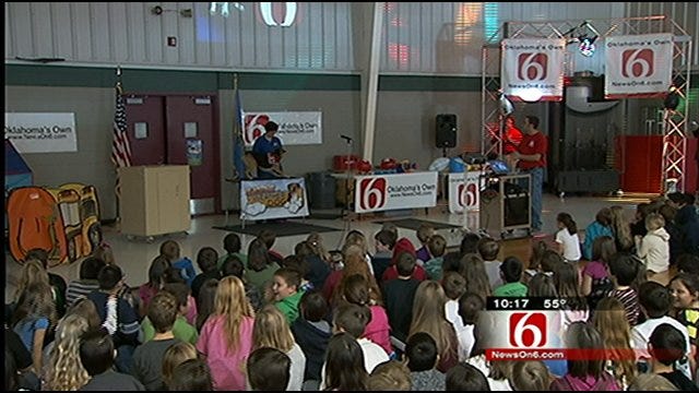 Trav's Wild Weather Camp Visits Catoosa Elementary
