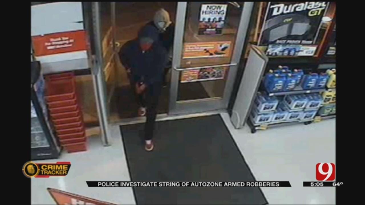 OKC Police Search For Men Believed Involved In Multiple Armed Robberies