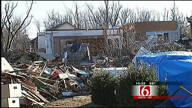 Cleanup Continues In NW Arkansas Town Hit By Tornado