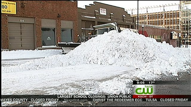 Tulsa Mayor: City Has Spent $75,000 On Blizzard Cleanup