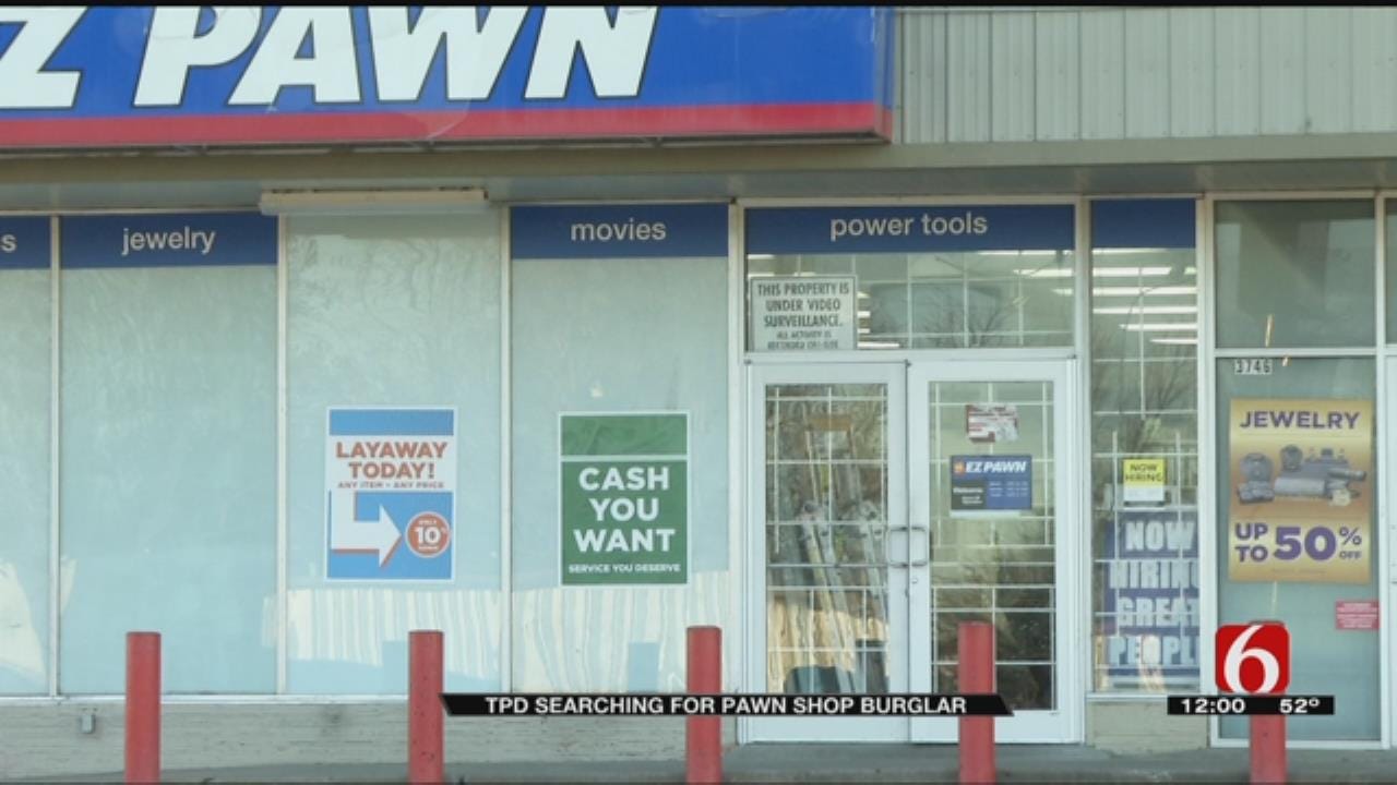 Thief Takes Just 2 Minutes To Steal TV From Tulsa Pawn Shop