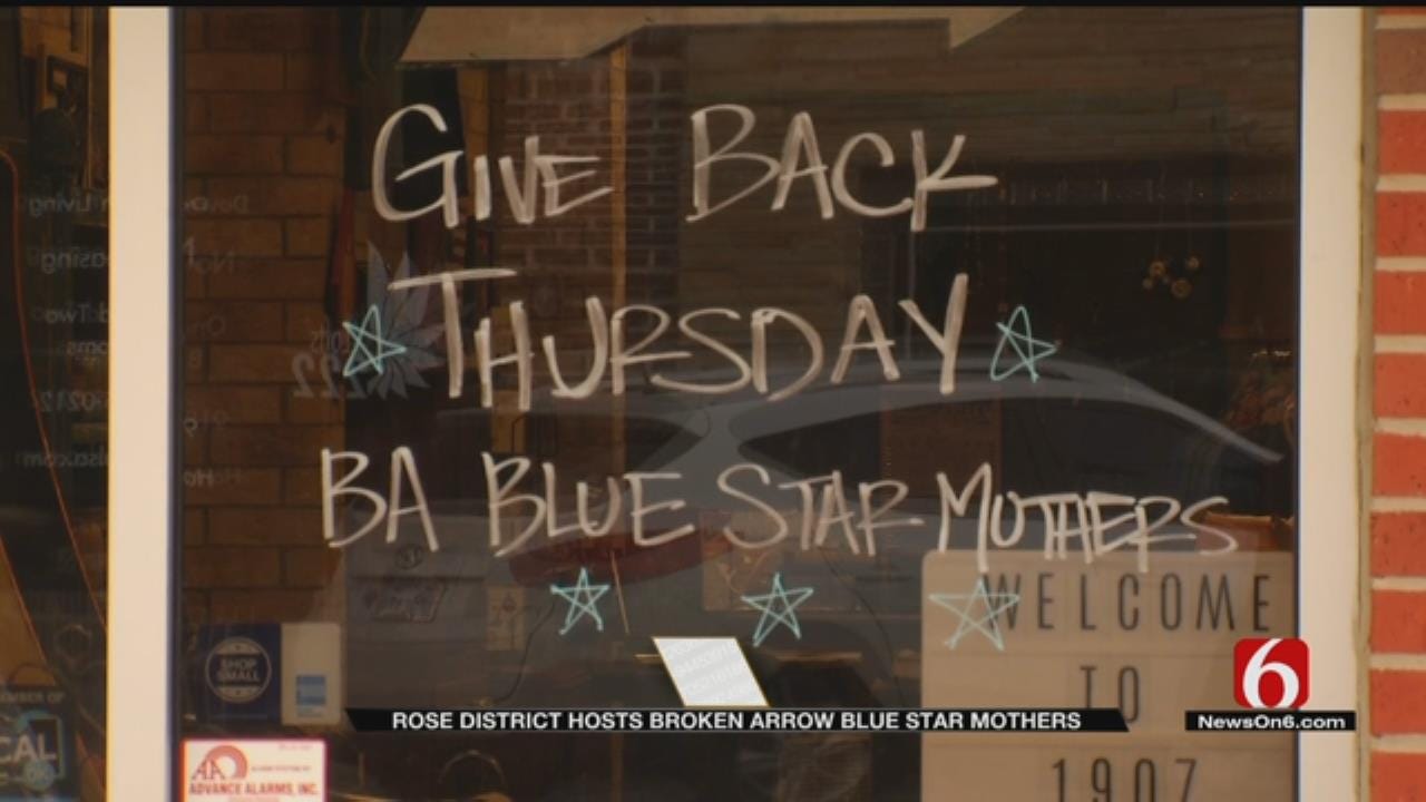 BA Merchants Help Blue Star Mothers As Part Of 'Give Back Thursday'