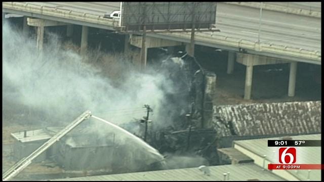 History Goes Up In Flames As Tulsa Feed Mill Burns