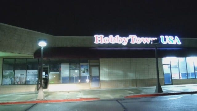 WEB EXTRA: Video From Scene Of Tulsa Hobby Store Burglary