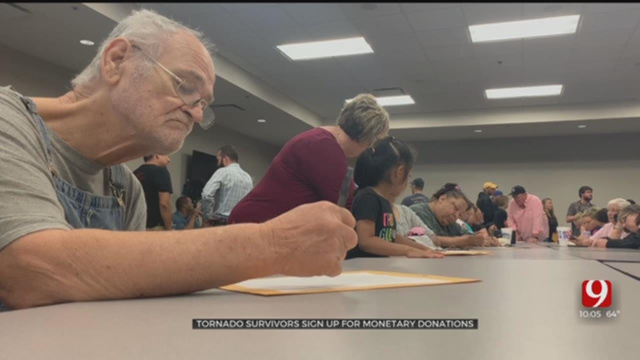 City Of El Reno Holds Event To Help Tornado Survivors Sign Up For Monetary Donations