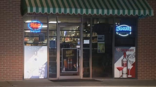 WEB EXTRA: Video From Scene Of Tulsa Liquor Store Armed Robbery