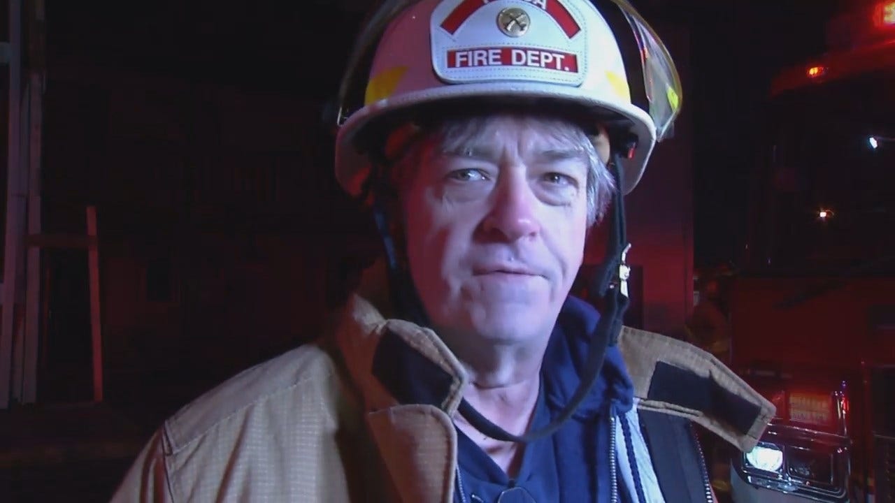 WEB EXTRA: Tulsa Fire District Chief Jim Long Talks About The Fire
