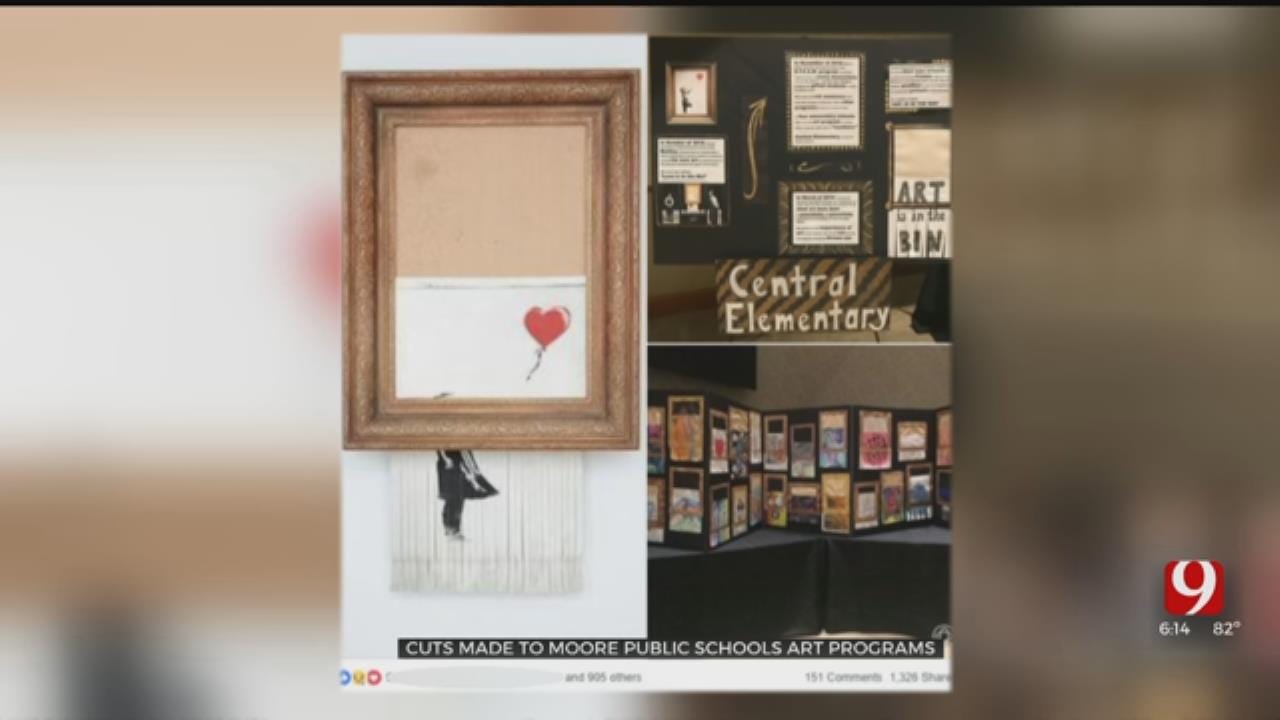 Elementary Students Take Action After Learning Moore Schools Will Cut Art Programs