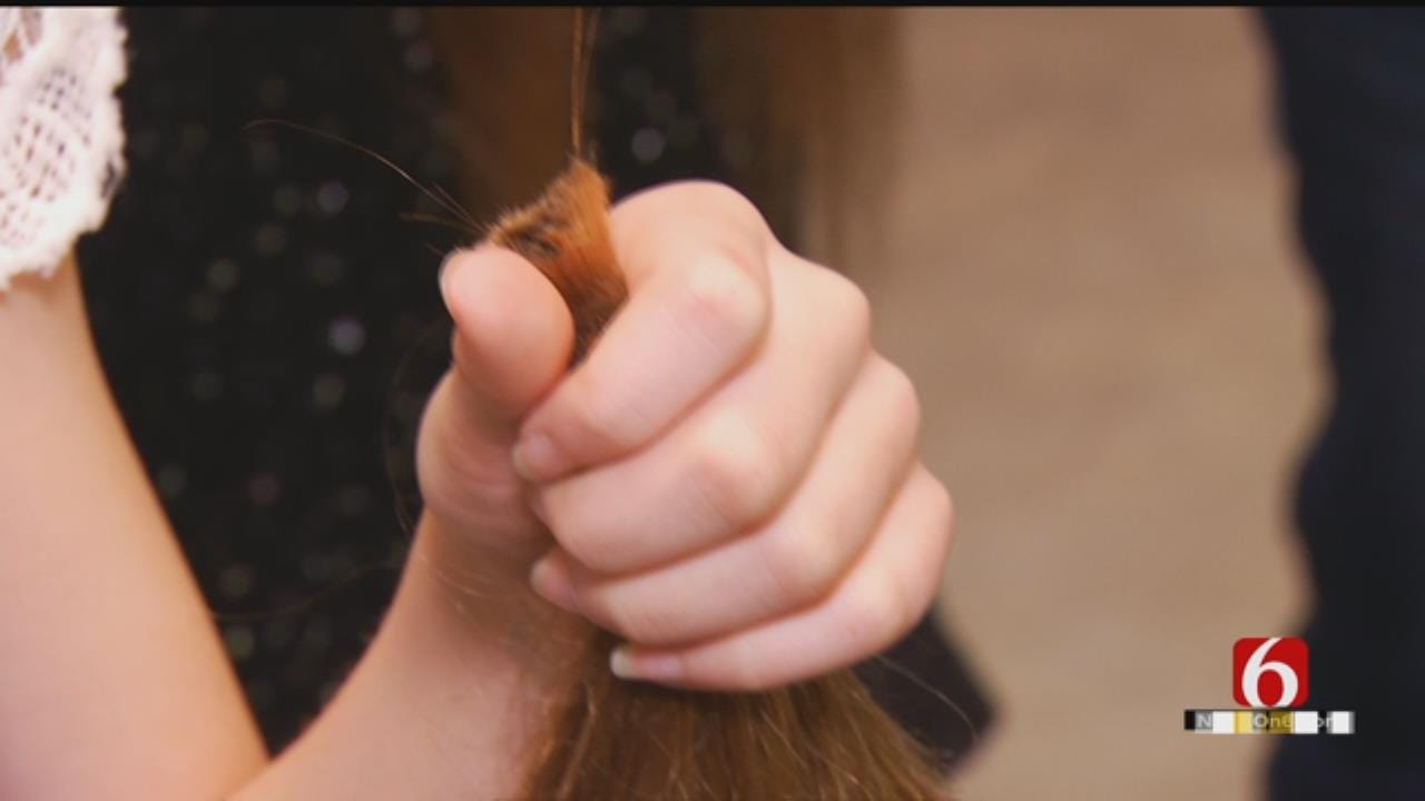 Sapulpa Students, Teachers Donate Hair To Cancer Wig Bank