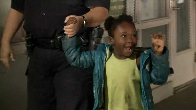 WEB EXTRA: Video Of Ky'Riana Richards After She Was Found Safe