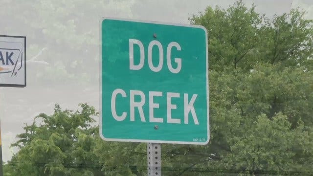 WEB EXTRA: Video Of Claremore's Dog Creek Flooding