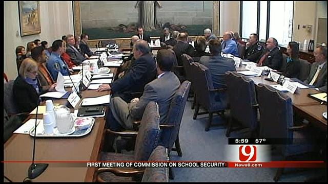 Oklahoma Commission On School Security Holds First Meeting